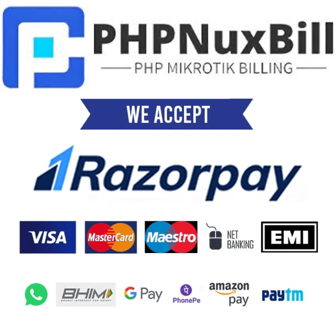 Razorpay Payment Gateway For PHPNuxBill