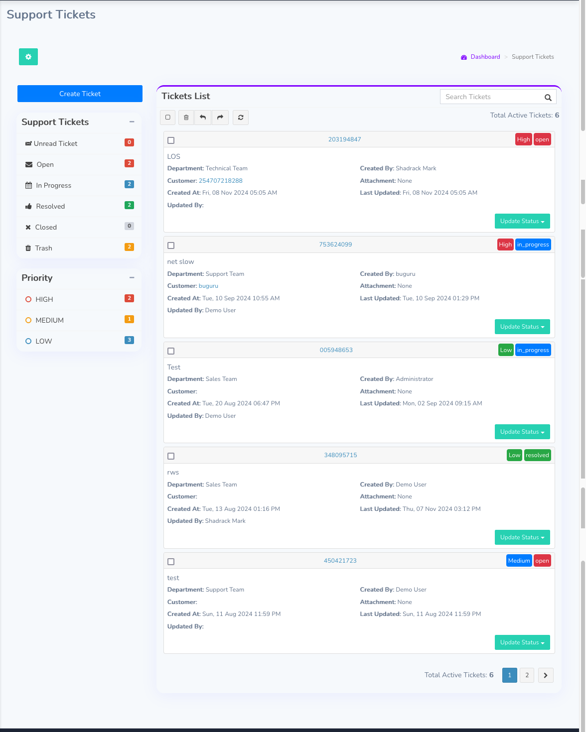 Phpnuxbill Plugin Support Ticket